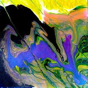 Poured Painting “Universe” #02